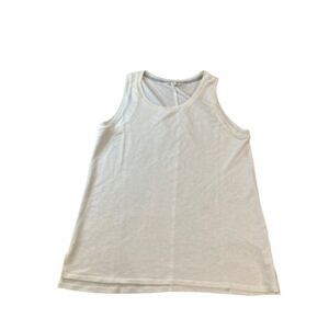 New York Laundry Athleisure Tank Top - White - Size Large‎
